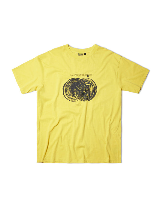 JUSTICE TEE | WASHED MUSTARD