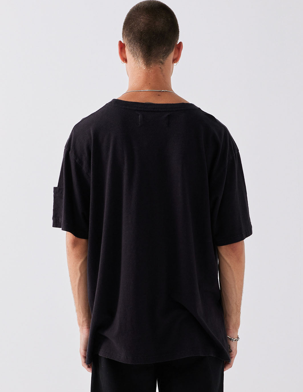 CA HEMP T-SHIRT | WASHED BLACK