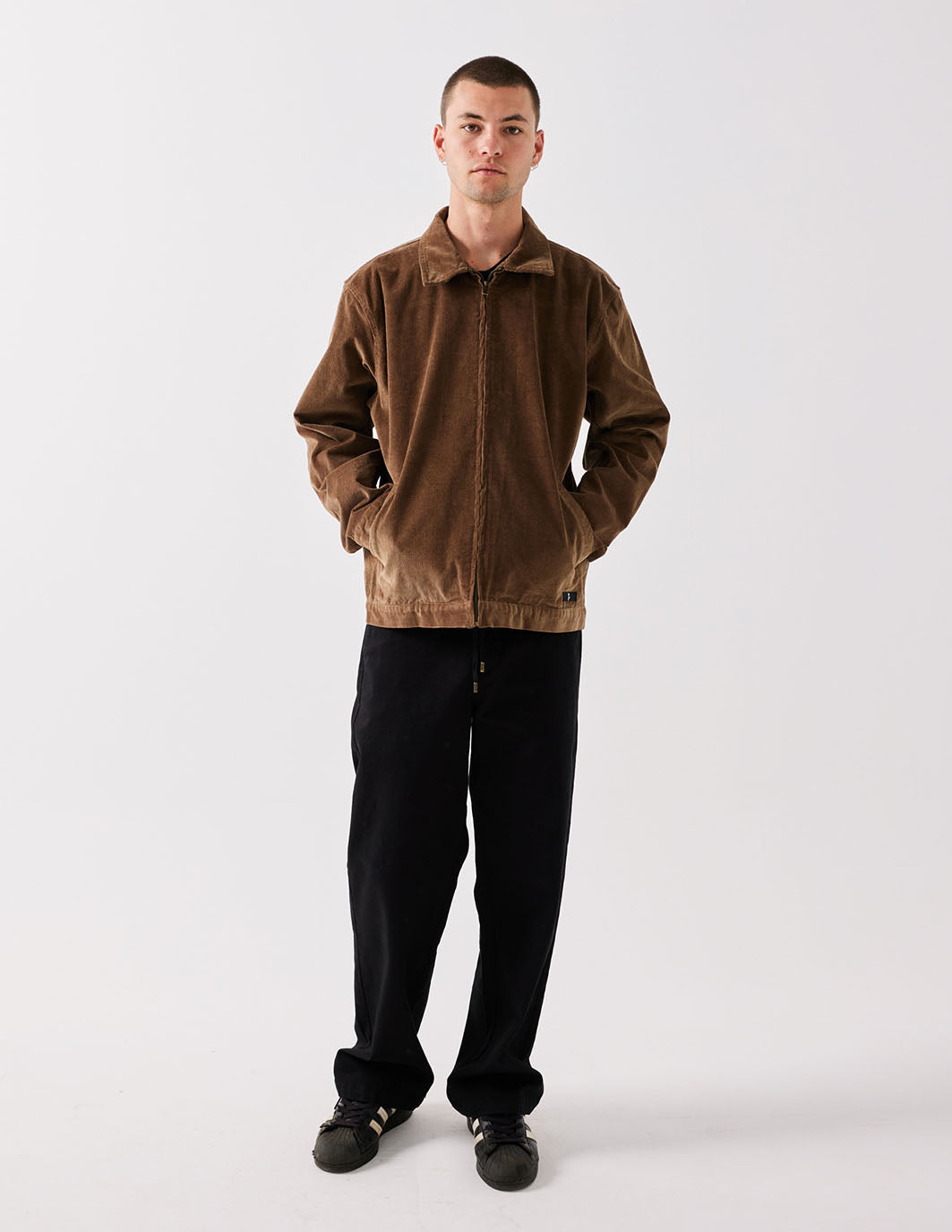 DISTEND CORD JACKET | BROWN