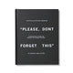 PLEASE,DONT FORGET THIS' BOOK